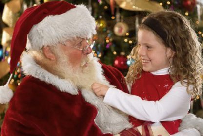 See Santa near new homes in Norcross 2014