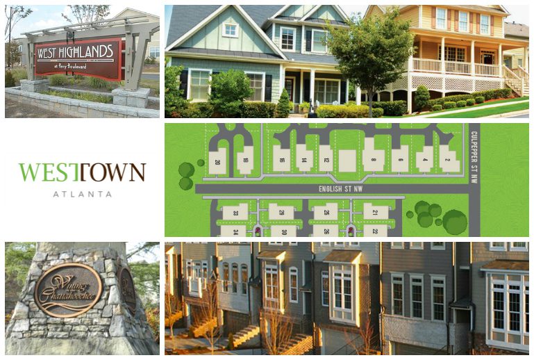 West Midtown Atlanta new homes and communities by Brock Built near new Westside Reservoir