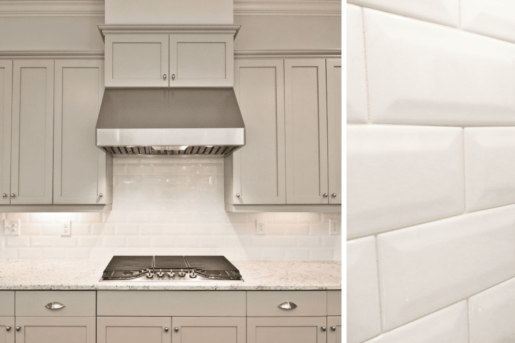Put a sophisticated spin on traditional subway tile. 