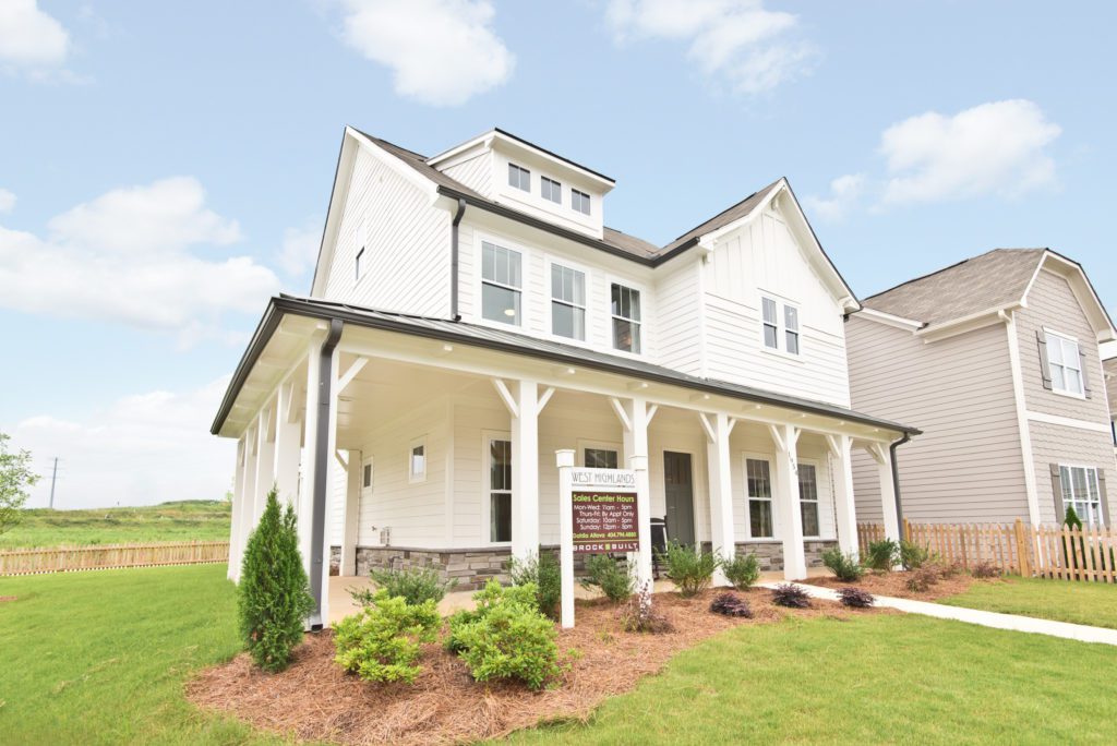 West Highlands sales center for new homes in West Midtown Atlanta by Brock Built