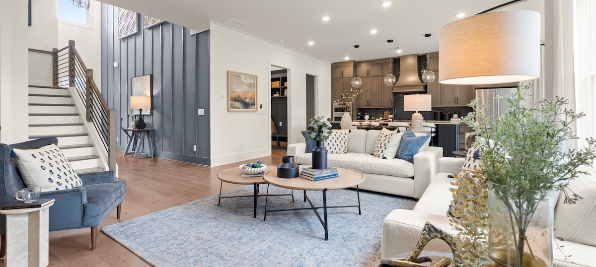 Lot 21 Model Home_Open Living Area